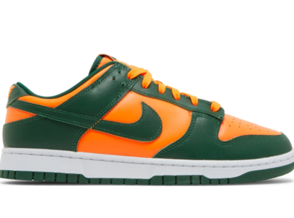 NIKE DUNK LOW MIAMI HURRICANE
