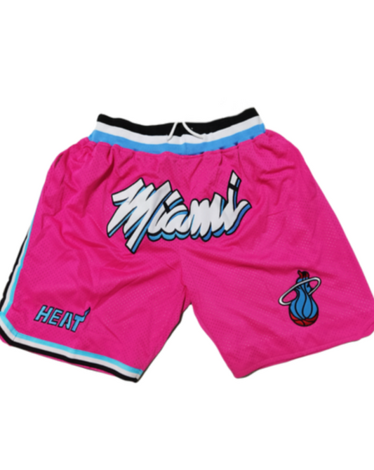 Heat Vice Pink Graphic Shorts
